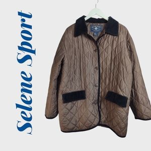 Selene Sport Silk Quilted Jacket Size L